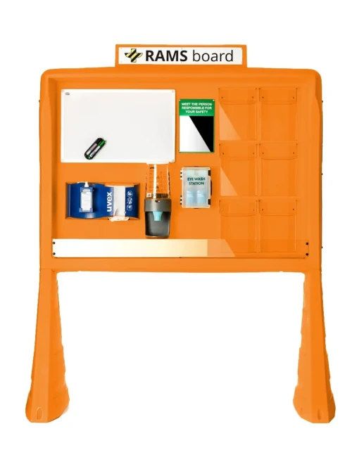orange rams board construction set up