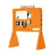 rams safety board construction orange