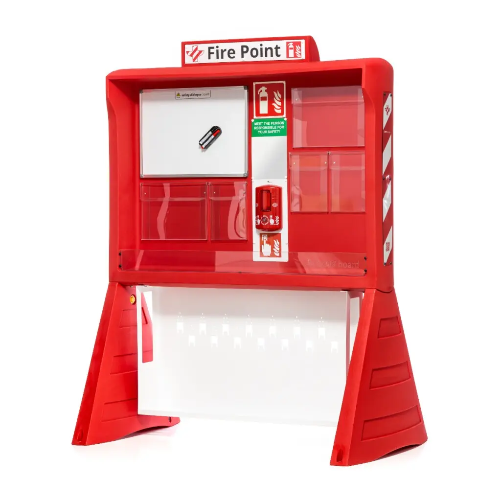 fire point with push button alarm angle